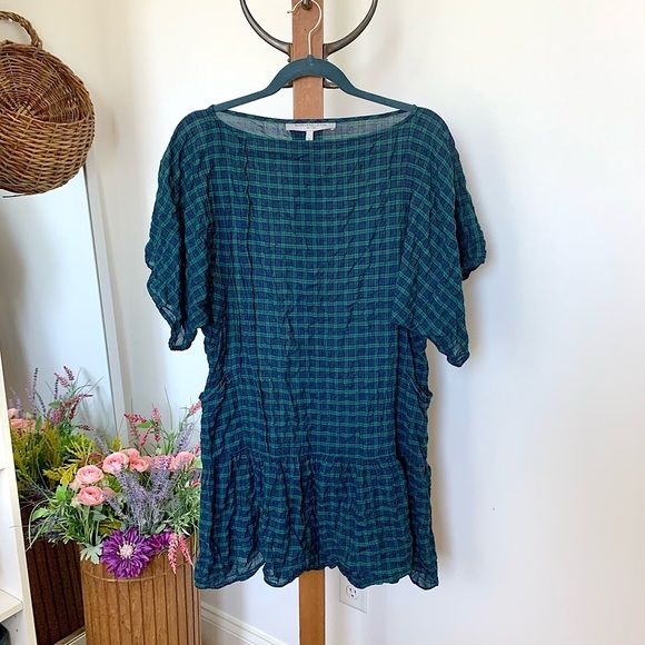 Morgane Le Fay NYC Plaid Tunic Dress with pockets - Picture 2 of 16